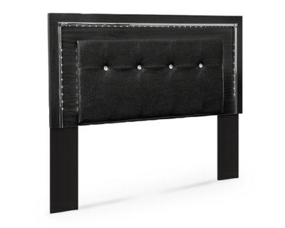 Kaydell Queen/Full Upholstered Panel Headboard, Dresser and Mirror - Image 3