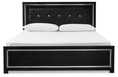 Kaydell King Upholstered Panel Bed , Dresser, Mirror, Chest and 2 Nightstands - Image 4