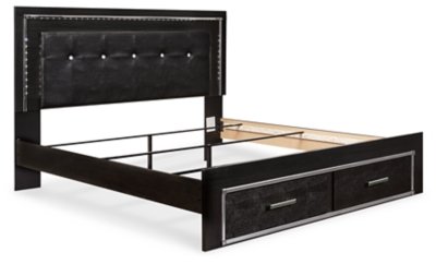 Kaydell King Panel Storage Bed, Dresser, Mirror and Nightstand - Image 7