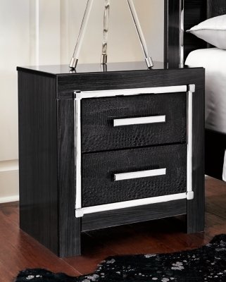 Kaydell Queen Upholstered Panel Storage Bed, Dresser, Mirror and 2 Nightstands - Image 4