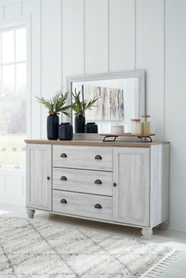 Haven Bay King Panel Bed, Dresser and Mirror - Image 10