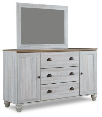 Haven Bay Queen Panel Storage Bed, Dresser, Mirror, Chest and 2 Nightstands - Image 3