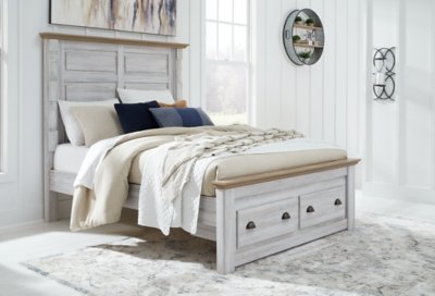 Haven Bay Queen Panel Storage Bed, Dresser, Mirror, Chest and 2 Nightstands - Image 24