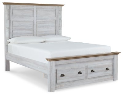 Haven Bay Queen Panel Storage Bed, Dresser, Mirror, Chest and 2 Nightstands - Image 8