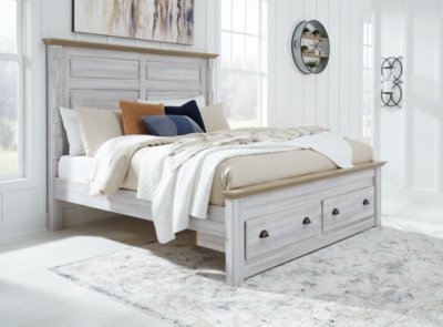 Haven Bay King Panel Storage Bed, Dresser and Mirror - Image 11