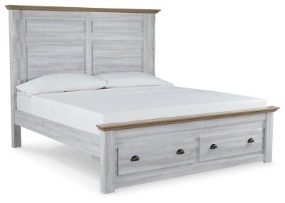 Haven Bay King Panel Storage Bed, Dresser and Mirror - Image 3
