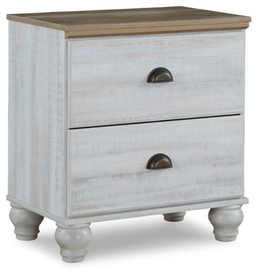 Haven Bay Queen Panel Storage Bed, Dresser, Mirror, Chest and 2 Nightstands - Image 4