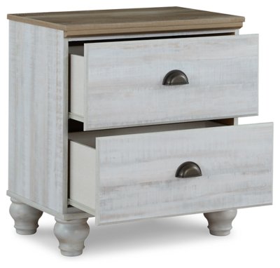 Haven Bay Queen Panel Bed, Dresser, Mirror and Nightstand - Image 8