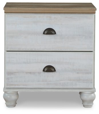 Haven Bay Queen Panel Storage Bed, Dresser, Mirror, Chest and 2 Nightstands - Image 6