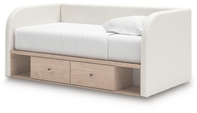 Birkmore Twin Upholstered Day Bed with Storage - Image 3