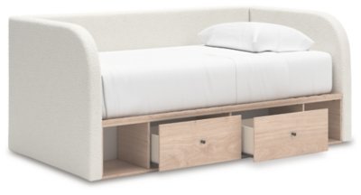 Birkmore Twin Upholstered Day Bed with Storage - Image 5