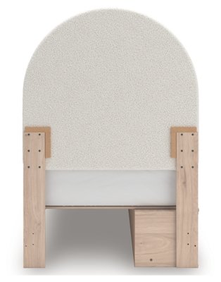 Birkmore Twin Upholstered Panel Bed with Storage - Image 7