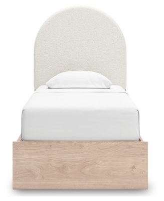 Birkmore Twin Upholstered Panel Bed with Storage - Image 6