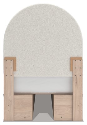 Birkmore Twin Upholstered Panel Bed with Storage - Image 7