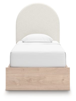 Birkmore Twin Upholstered Panel Bed with Storage - Image 6