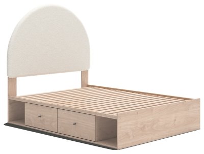 Birkmore Full Upholstered Panel Bed with Storage - Image 4
