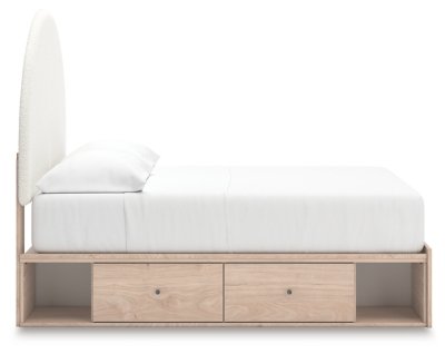 Birkmore Full Upholstered Panel Bed with Storage - Image 9
