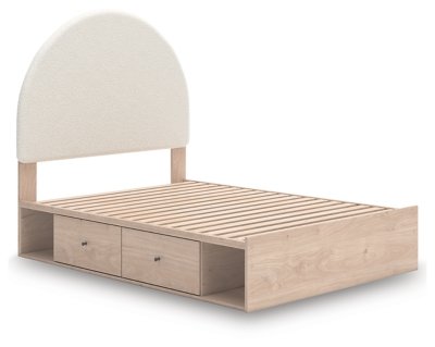 Birkmore Full Upholstered Panel Bed with Storage - Image 4