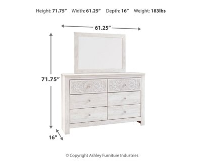 Paxberry King Panel Bed, Dresser and Mirror - Image 8