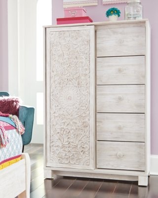 Paxberry Queen Panel Bed, Chest and Nightstand - Image 19