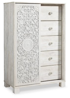Paxberry Queen Panel Bed, Dresser, 2 Chests and 2 Nightstands - Image 11