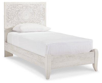 Paxberry Twin Panel Bed and Nightstand - Image 3