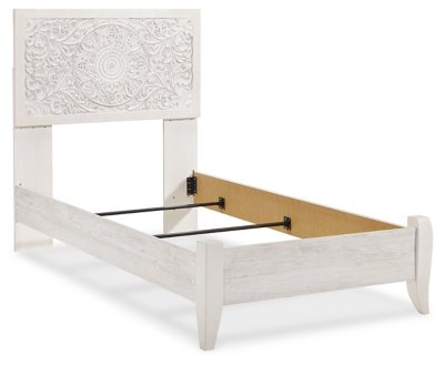 Paxberry Twin Panel Bed and Nightstand - Image 5