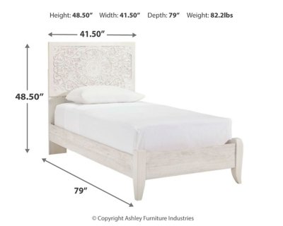 Paxberry Twin Panel Bed, Chest and Nightstand - Image 16