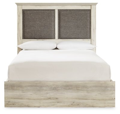 Cambeck Queen Upholstered Panel Storage Bed - Image 4