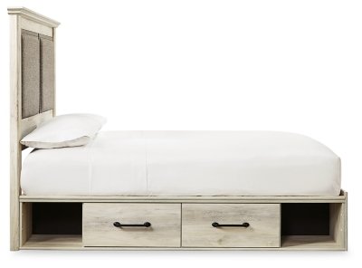 Cambeck Queen Upholstered Panel Storage Bed - Image 5