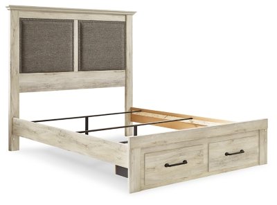 Cambeck Queen Upholstered Panel Storage Bed - Image 3