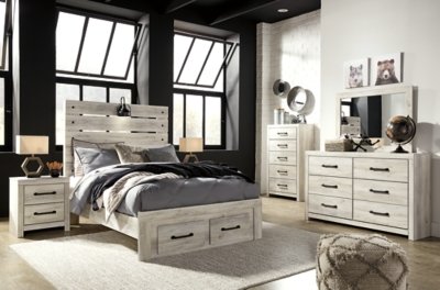 Cambeck Full Panel Bed with 2 Storage Drawers - Image 8