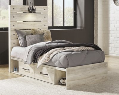 Cambeck Twin Storage Bed, Dresser, Mirror and Nightstand - Image 18