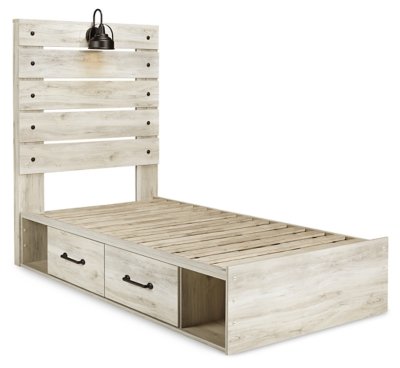 Cambeck Twin Storage Bed, Dresser, Mirror and Nightstand - Image 6