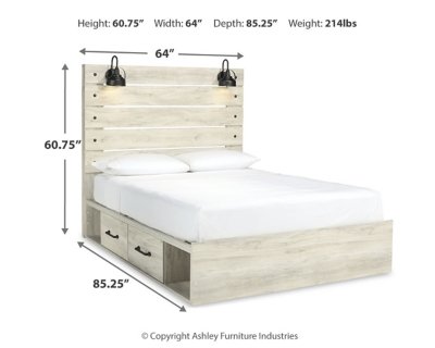 Cambeck Queen Panel Bed with 2 Storage Drawers - Image 5