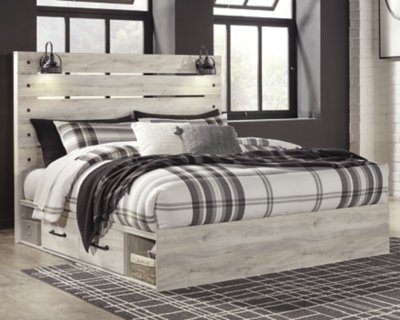 Cambeck King Panel Bed with Storage, Dresser, Mirror, Chest and 2 Nightstands - Image 26