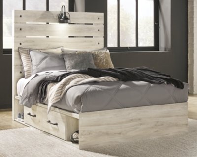 Cambeck Full Panel Bed with 4 Storage Drawers - Image 3
