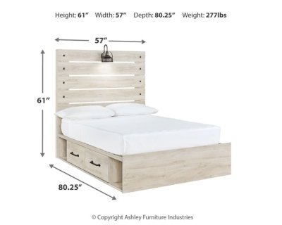 Cambeck Full Panel Bed with Storage, Chest and Nightstand - Image 17