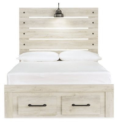 Cambeck Full Panel Bed with 2 Storage Drawers - Image 4