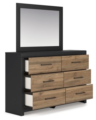 Vertani Queen Panel Bed, Dresser and Mirror - Image 4
