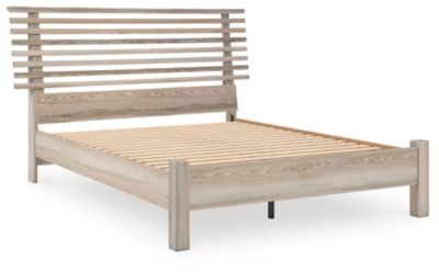Hasbrick Queen Slat Panel Bed - Image 3