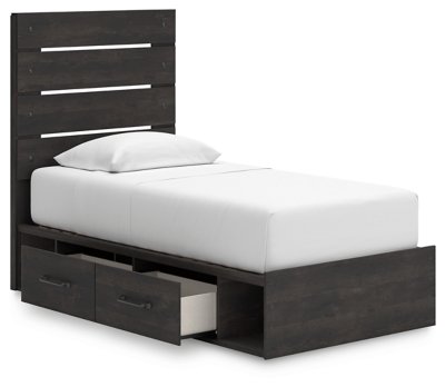 Granaport Twin Panel Bed with Storage - Image 4