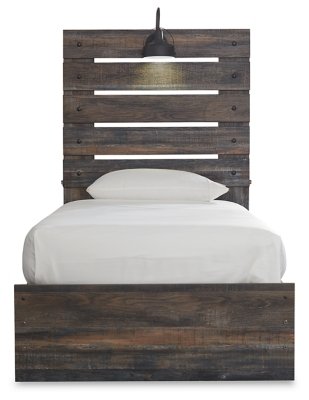 Drystan Twin Panel Bed with 4 Storage Drawers - Image 4