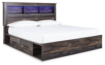 Drystan King Bookcase Storage Bed and Dresser - Image 5