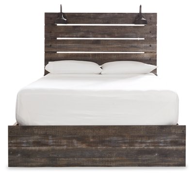 Drystan Queen Panel Bed with Storage, Chest and Nightstand - Image 4