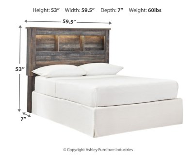 Drystan Full Bookcase Headboard - Image 5