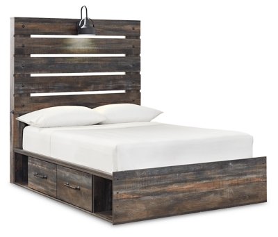 Drystan Full Panel Bed and 2 Nightstands - Image 3