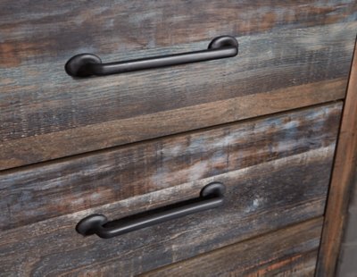 Drystan King Panel Bed, Dresser, Mirror, and Nightstand - Image 16