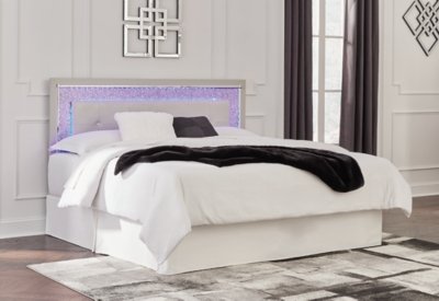 Zyniden King Upholstered Panel Headboard - Image 3