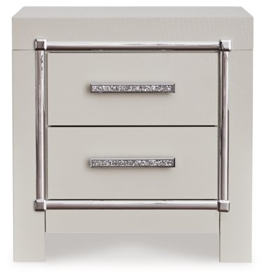 Zyniden Queen Upholstered Panel Bed, Dresser, Mirror and Nightstand - Image 5
